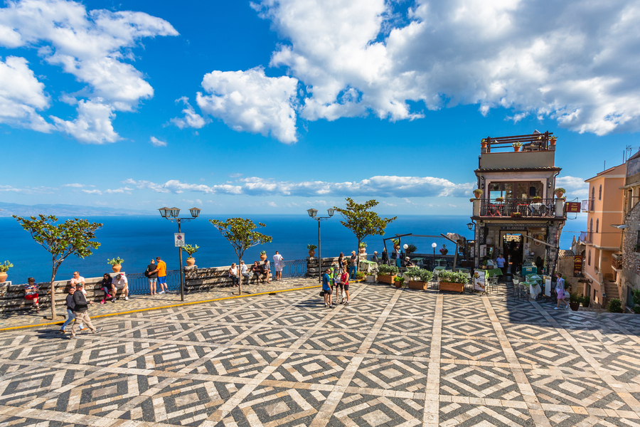 Una vista da Castelmola 