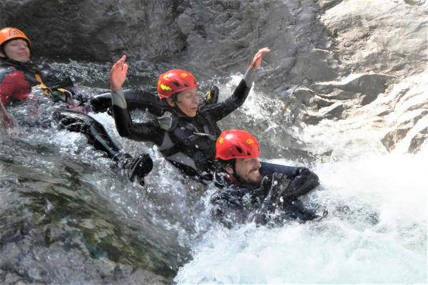 Adventurous body rafting tour in the Alcantara River near Giardini Naxos