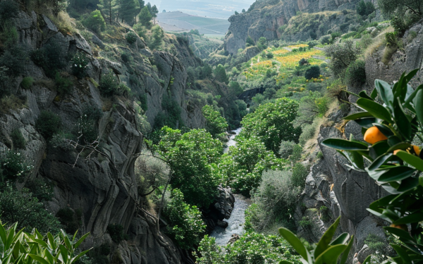 the wild beauty of the alcantara river in sicily