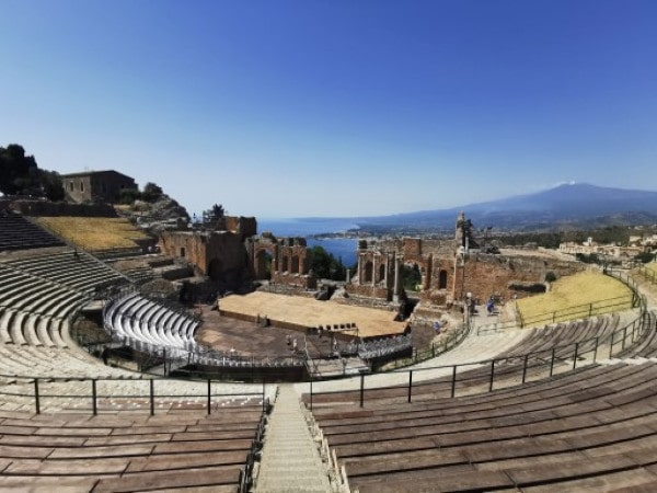 Taormina cruise excursion Greek theatre