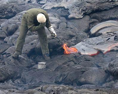 volcanology field research basalt gorge